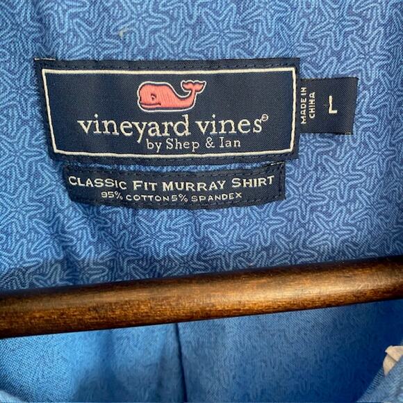 Vineyard Vines Classic Fit Murray Button Down Shirt - Large - Picture 4 of 5